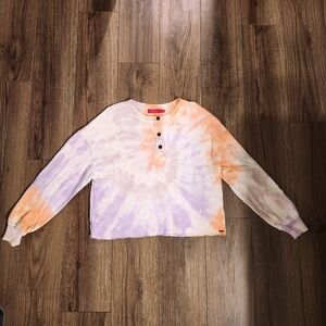 Anthropologie N: Philanthropy Bright Boho Tye Dye Sweatshirt